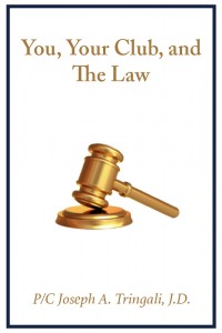 You, Your Club, and the Law Cover with gavel